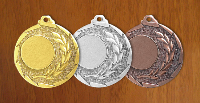 medal 50mm na wklejk 25mm, brzowy (produkt niedostpny) puchary statuetki medale